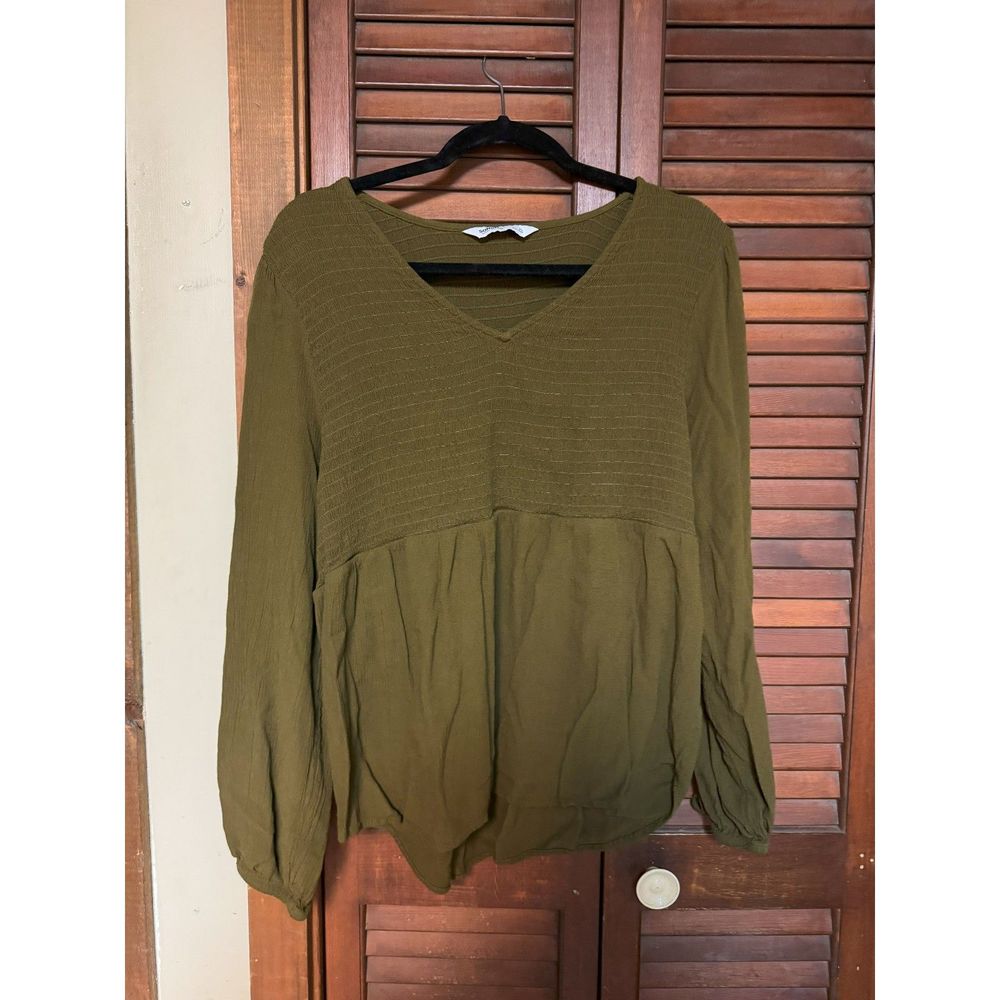 Olive Green Long Sleeve Shirt